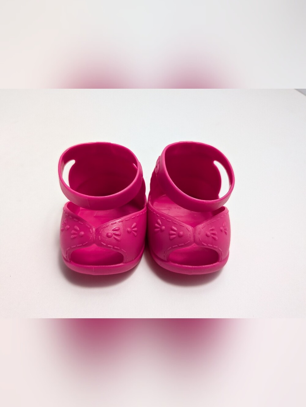 Vintage Cabbage Patch Kids Doll Shoes Pink Sandals CPK